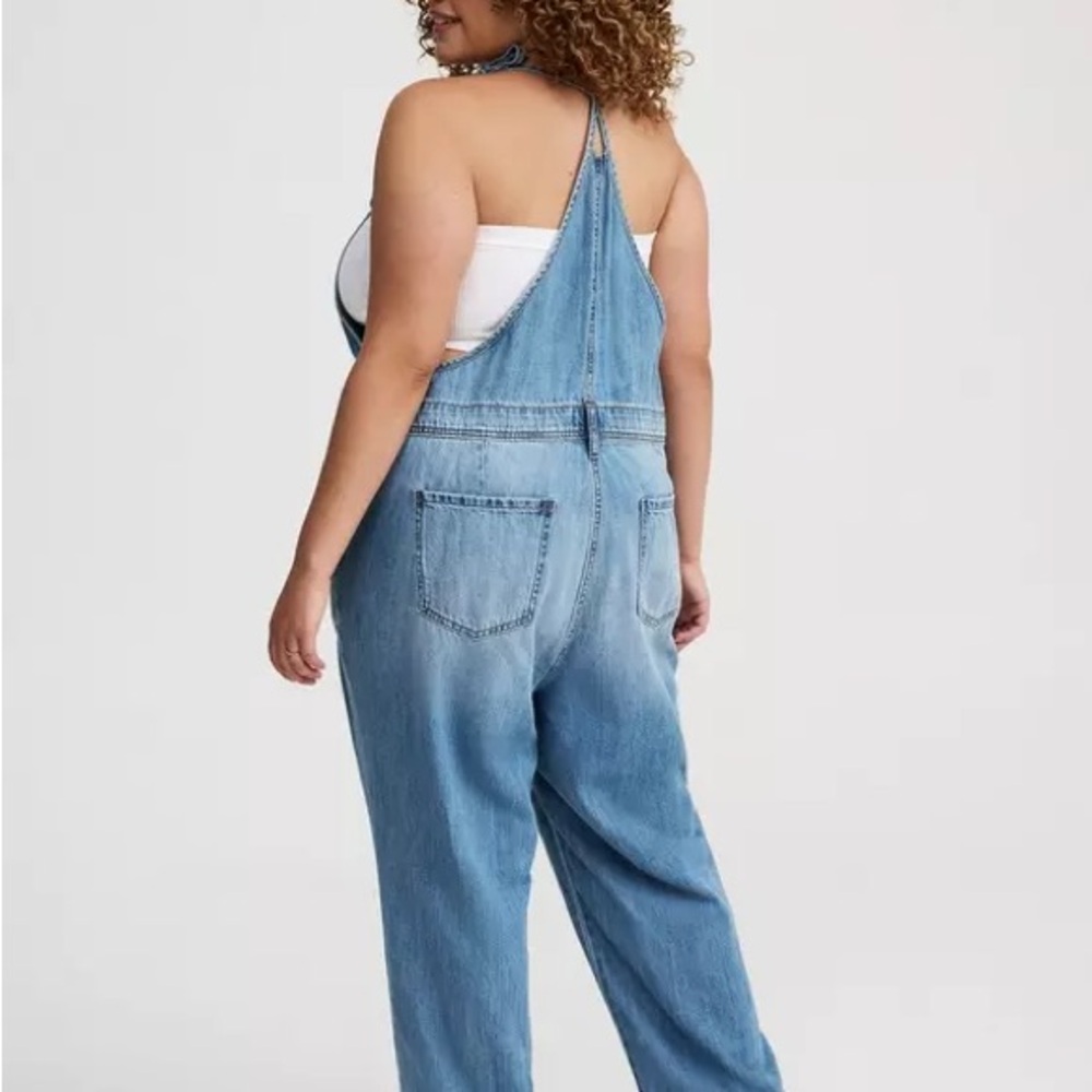 Torrid Blue Denim Women's Overalls - Picture 2 of 7